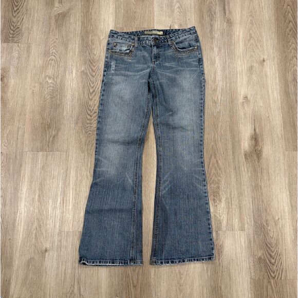 Mudd Denim - Vintage 00s Y2K Mudd Jeans Bootcut Low-Rise Jeans Women's Sz 9 31x31 Washed Blue